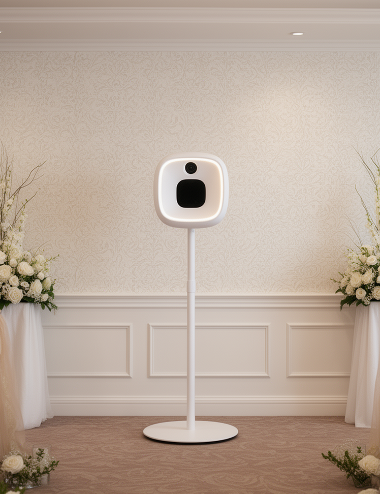 結婚式でのLumenフォトブース設置シーン
