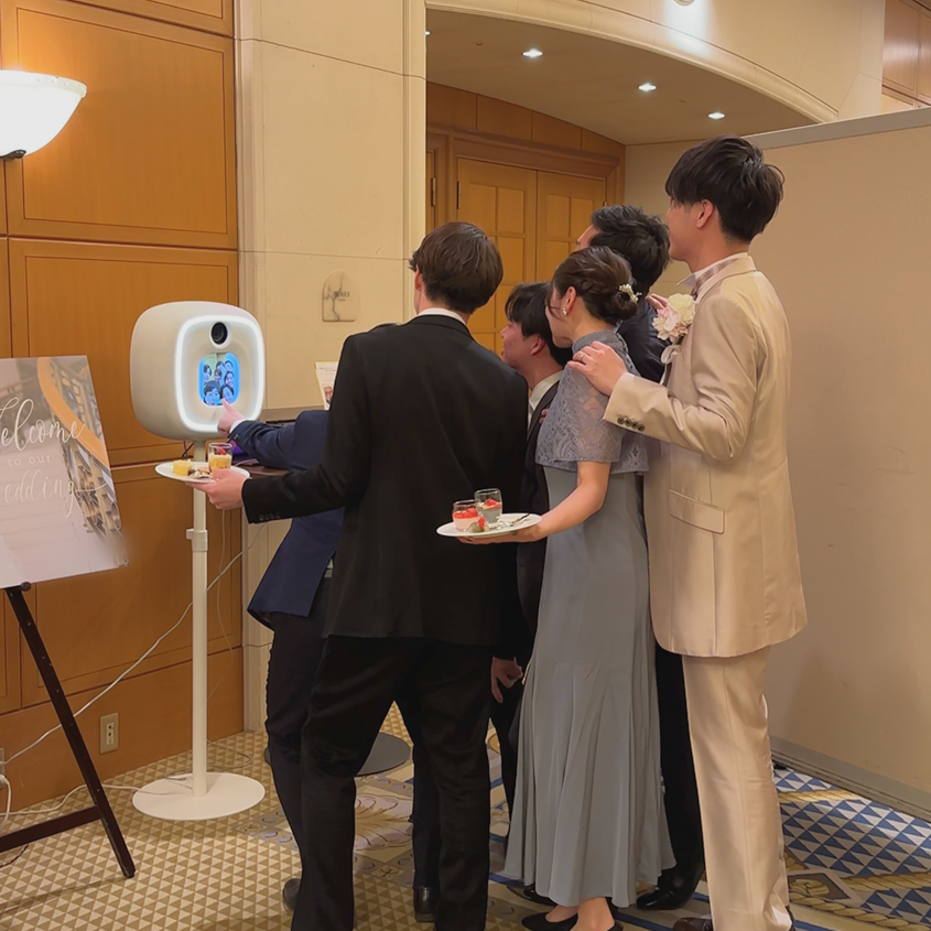 ヒルトンお台場 結婚式 Lumenフォトブース導入事例 写真1